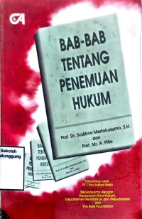 Image of BAB-BAB TENTANG PENEMUAN HUKUM