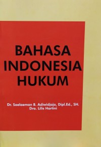 Image of BAHASA INDONESIA HUKUM
