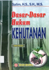 Image of DASAR-DASAR HUKUM KEHUTANAN: Edisi Revisi