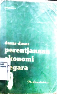 Image of DASAR-DASAR PERENTJANAAN EKONOMI NEGARA