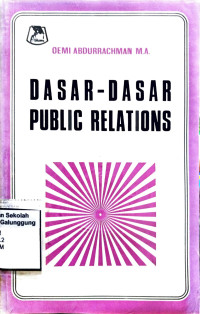 Image of DASAR-DASAR PUBLIC RELATIONS