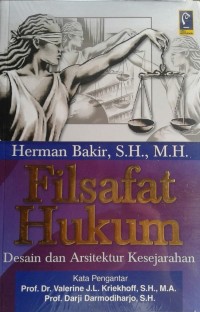 Image of FILSFAT HUKUM: DESAIN DAN ARSITEKTUR KESEJARAHAN