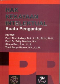 Image of HAK KEKAYAAN INTELEKTUAL: Suatu Pengantar