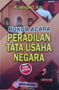 Image of HUKUM ACARA PERADILAN TATA USAHA NEGARA EDISI KETIGA
