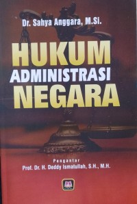 Image of HUKUM ADMINISTRASI NEGARA (EDISI REVISI)