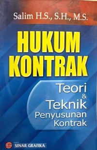 Image of HUKUM KONTRAK: Teori & Teknik Penyusunan Kontrak