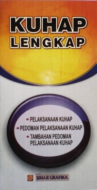 Image of KUHAP LENGKAP