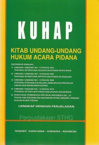 Image of KUHP: Kitab Undang-Undang Hukum Acara Pidana