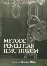 Image of METODE PENELITIAN ILMU HUKUM