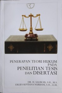 Image of PENERAPAN TEORI HUKUM PADA PENELITIAN JILID I