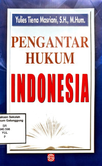 Image of PENGANTAR HUKUM INDONESIA