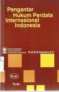 Image of PENGANTAR HUKUM PERDATA INTERNASIONAL INDONESIA