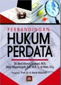 Image of PERBANDINGAN HUKUM PERDATA
