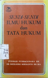Image of SENDI-SENDI ILMU HUKUM DAN TATA HUKUM