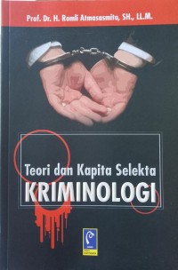 Image of TEORI DAN KAPITA SELEKTA KRIMINOLOGI