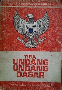 Image of TIGA UNDANG-UNDANG DASAR