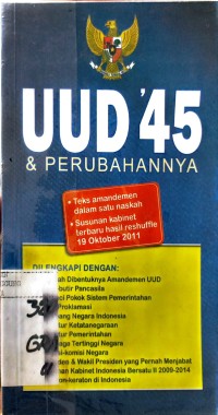 Image of UUD'45 & PERUBAHANNYA