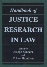 Image of HANDBOOK OF JUSTICE RESEARCH IN LAW