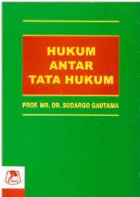 Image of HUKUM ANTAR TATA HUKUM (KUMPULAN KARANGAN)