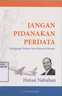 Image of JANGAN PIDANAKAN PERDATA